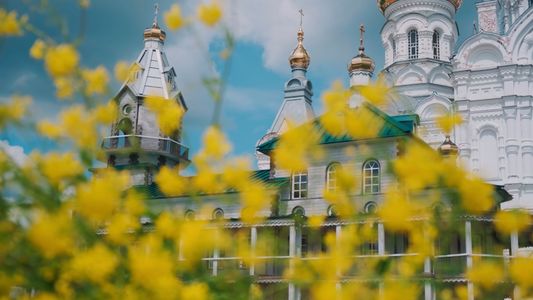 Golden Spires and Blossoms — 150-piece jigsaw puzzle