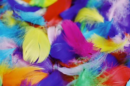 Vibrant Feather Medley — 100-piece jigsaw puzzle