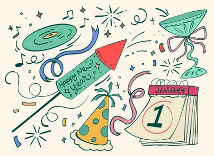 New Year's Celebration — 300-piece jigsaw puzzle