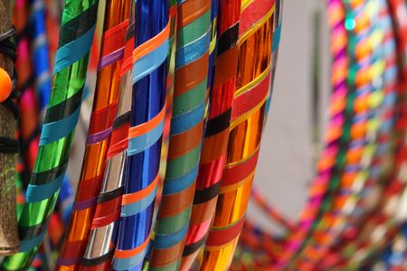 Colorful Hula Hoops — 150-piece jigsaw puzzle