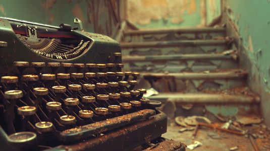Forgotten Typewriter Story — 100-piece jigsaw puzzle