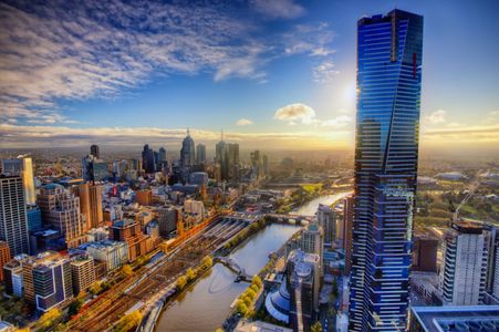 Sunrise Over Cityscape — 150-piece jigsaw puzzle