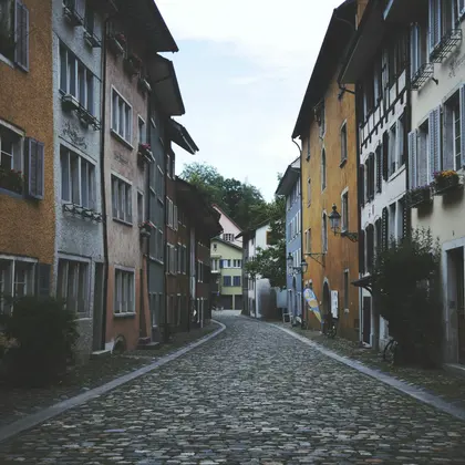 Charming Cobblestone Street — 300-piece jigsaw puzzle