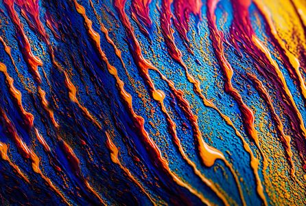 Vibrant Fluid Waves — 300-piece jigsaw puzzle