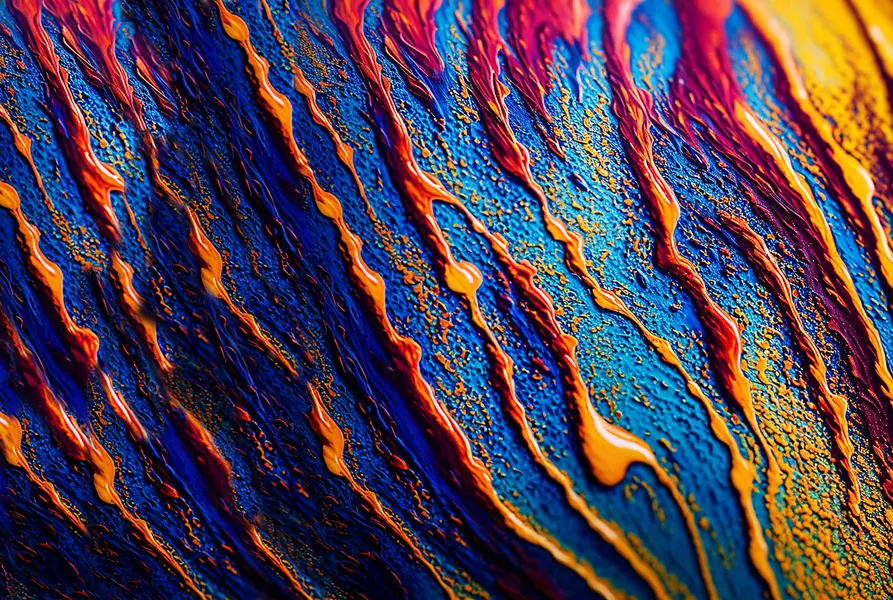 Vibrant Fluid Waves — 300-piece jigsaw puzzle