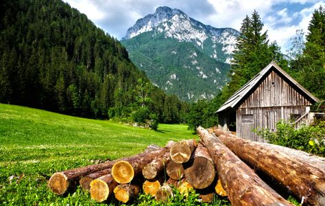 Serenità nella cabina di montagna — puzzle da 300 pezzi