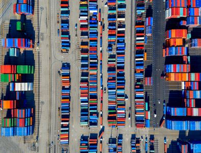 Colorful Cargo Containers — 150-piece jigsaw puzzle