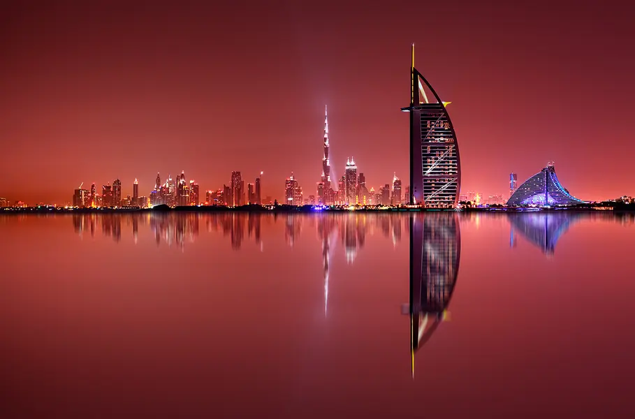 Twilight Over Dubai — 100-piece jigsaw puzzle