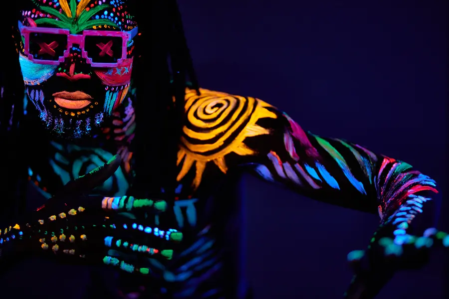 Neon Tribal Fantasy — 300-piece jigsaw puzzle