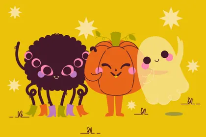 Cute Halloween Trio — 64-piece jigsaw puzzle