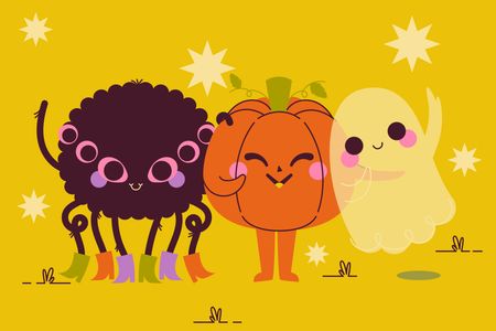 Cute Halloween Trio — 64-piece jigsaw puzzle