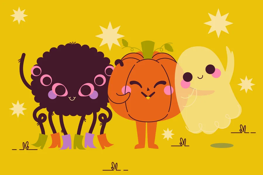 Cute Halloween Trio — 64-piece jigsaw puzzle