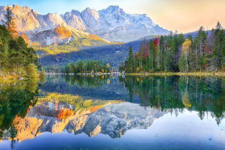 Alpine Reflection Symphony — 400-piece jigsaw puzzle