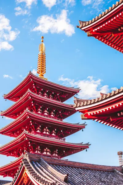 Majestic Pagoda Silhouette — 150-piece jigsaw puzzle