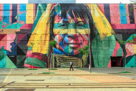 Vibrant Urban Mural — 100-piece jigsaw puzzle