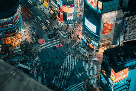 Vibrant City Crossing — 300-piece jigsaw puzzle