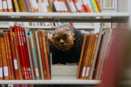 Contemplation in the Library — 300-piece jigsaw puzzle