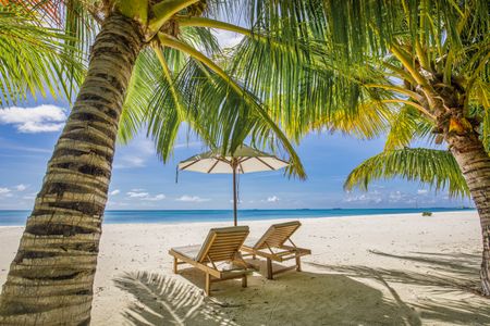 Tropical Beach Escape — 200-piece jigsaw puzzle