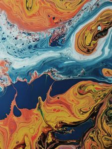 Vibrant Fluid Canvas — 150-piece jigsaw puzzle