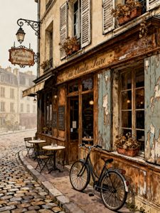 Charming Parisian Café — 500-piece jigsaw puzzle
