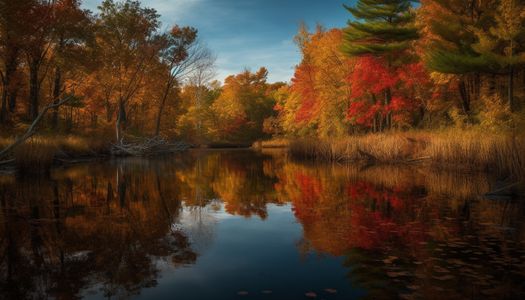 Autumn Forest Reflection — 150-piece jigsaw puzzle