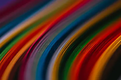 Vibrant Color Waves — 500-piece jigsaw puzzle
