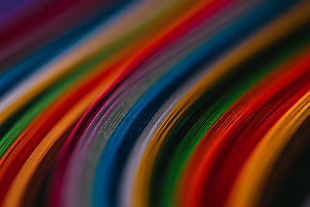 Vibrant Color Waves — 500-piece jigsaw puzzle