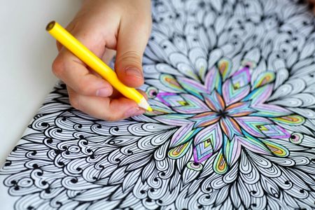 Coloring Mandala Art — 300-piece jigsaw puzzle