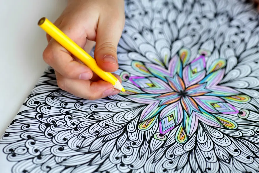 Coloring Mandala Art — 300-piece jigsaw puzzle