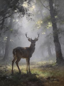 Majestic Forest Deer — 400-piece jigsaw puzzle
