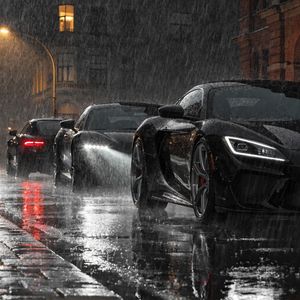 Night Rain Drive — 100-piece jigsaw puzzle