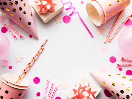 Pink Party Celebration — 300-piece jigsaw puzzle