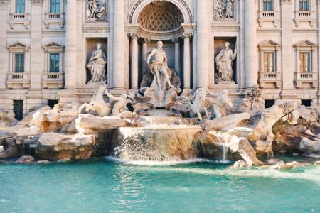 Majestic Roman Fountain — 100-piece jigsaw puzzle