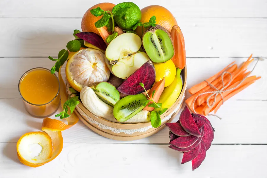 Vibrant Fruit Medley — 64-piece jigsaw puzzle