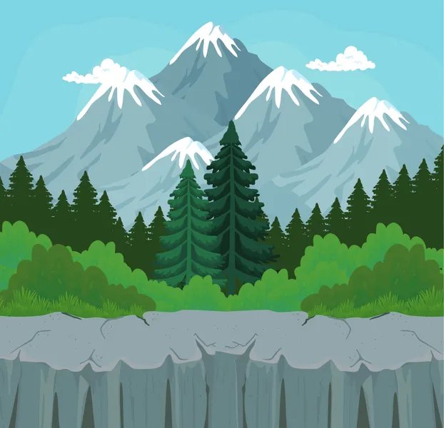 Mountain Forest Serenity — 500-piece jigsaw puzzle