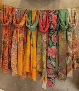 Vibrant Patterned Scarves — 500-piece jigsaw puzzle