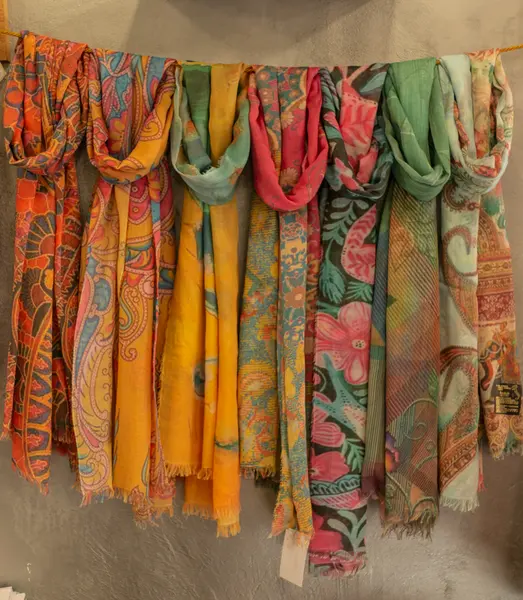 Vibrant Patterned Scarves — 500-piece jigsaw puzzle
