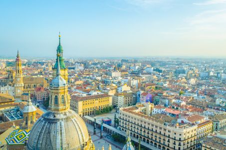 Skyline of Zaragoza — 300-piece jigsaw puzzle