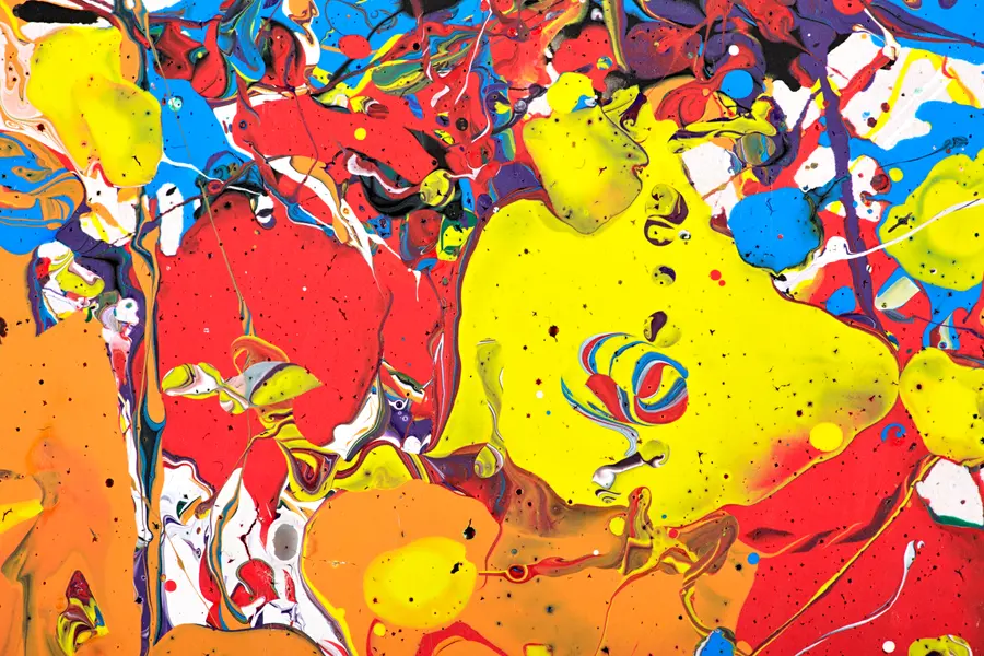 Vibrant Color Chaos — 100-piece jigsaw puzzle