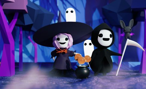 Whimsical Halloween Night — 300-piece jigsaw puzzle