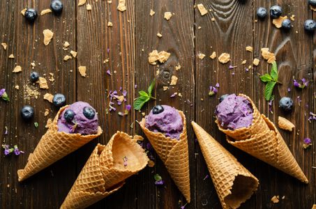 Berry Ice Cream Cones — 64-piece jigsaw puzzle