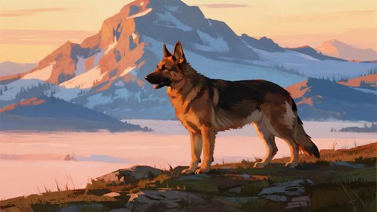Majestic Mountain Companion — 200-piece jigsaw puzzle