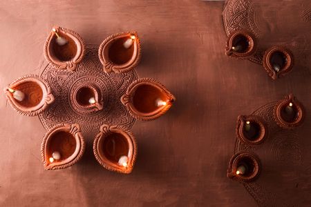 Diwali Clay Lamps — 150-piece jigsaw puzzle