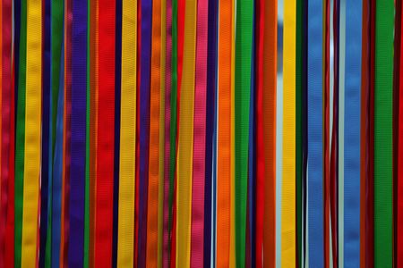 Colorful Ribbon Stripes — 150-piece jigsaw puzzle