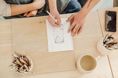 Artistic Sketching Session — 300-piece jigsaw puzzle