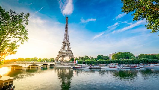 Sunset in Paris — 500-piece jigsaw puzzle
