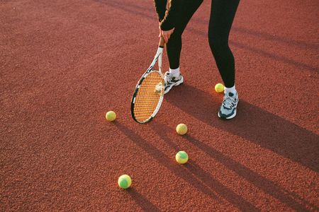 Tennis Court Shadows — 300-piece jigsaw puzzle