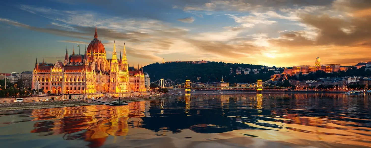 Sunset Over Budapest — 200-piece jigsaw puzzle