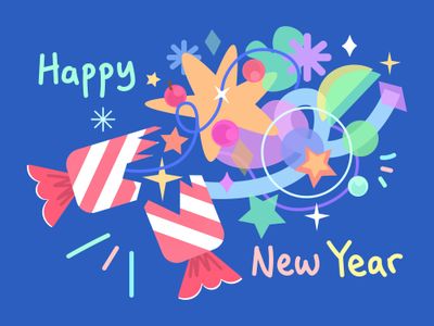 Vibrant New Year Celebration — 500-piece jigsaw puzzle