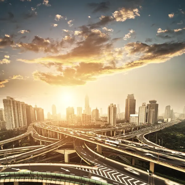 Sunrise Over Cityscape — 150-piece jigsaw puzzle